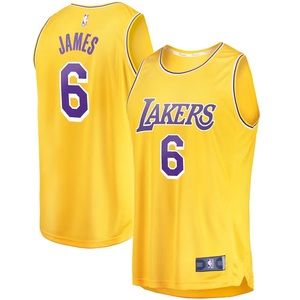 Fanatics Icon Swingman Lakers Lebron James #6 Jersey Small *NWT*